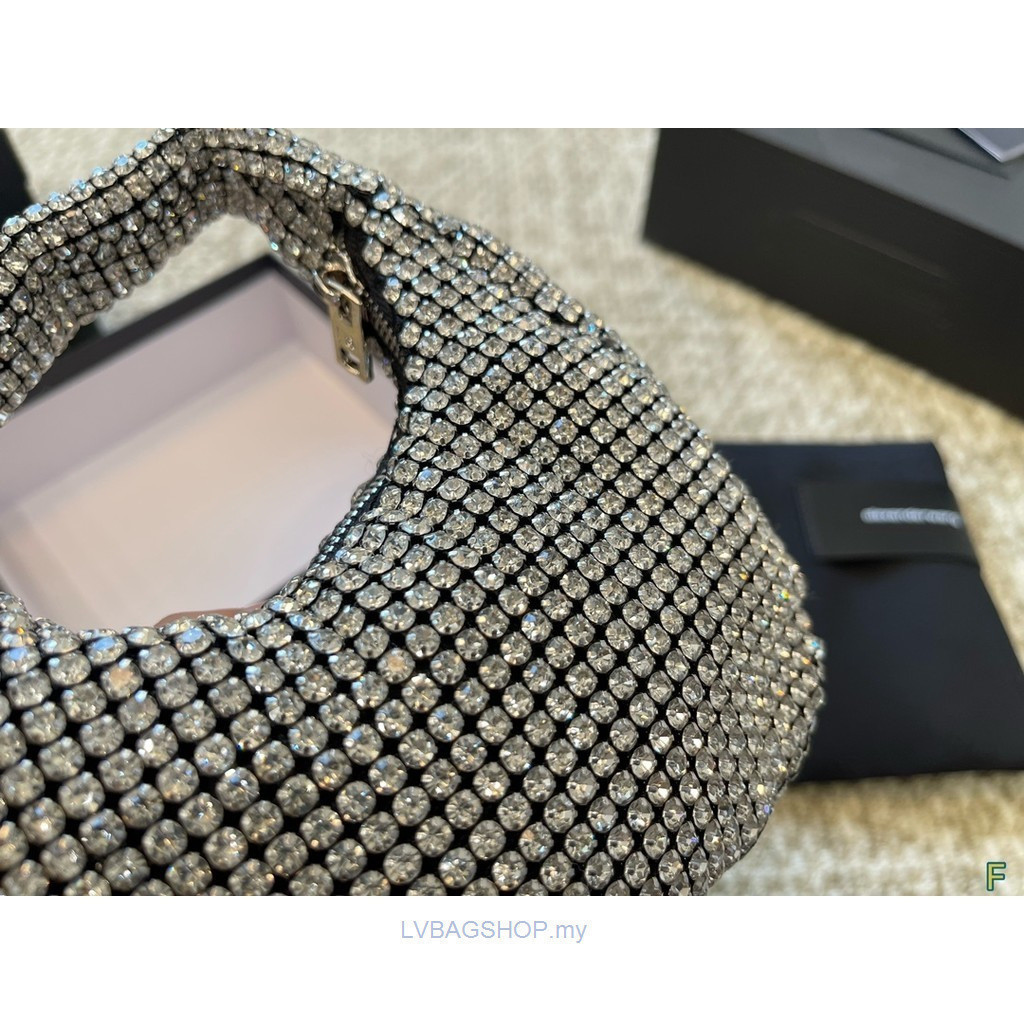 Box Alexander King Mini Rhinestone Bag Match Clothes What Matching ความเงางามเล็กน้อย เบอร์5 0.