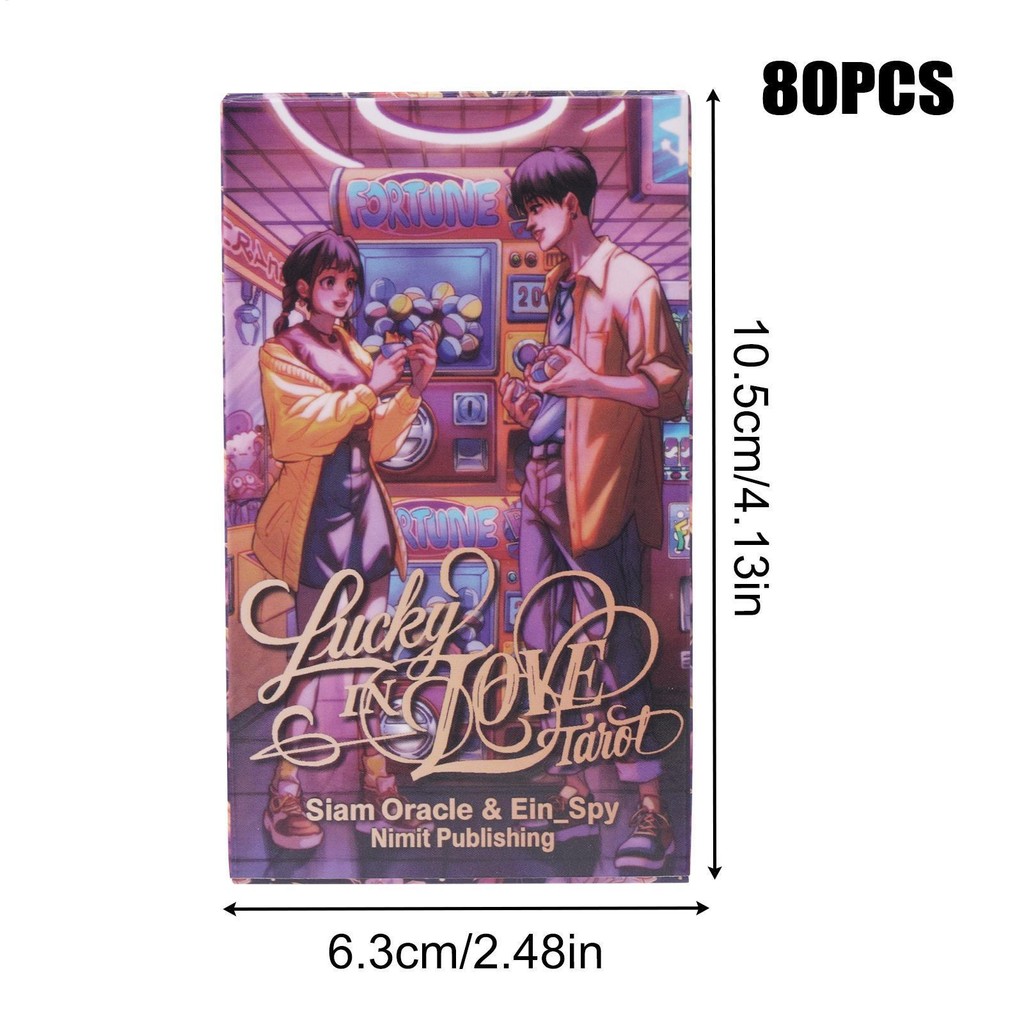80 การ์ด Lucky In Love Tarot Romance Love Roses ดาว Tarot Oracle Deck สําหรับ Party Fortune Telling เกมchwuieth - รูปที่ 4