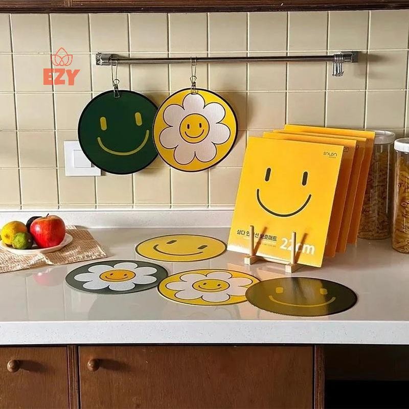 EZY ห้องครัวฉนวนกันความร้อนแผ่นกันลื่นเตาแม่เหล็กไฟฟ้าทําความสะอาดแผ่นป้องกันเกรด Platinum ทนอุณหภูมิสูงใหม่