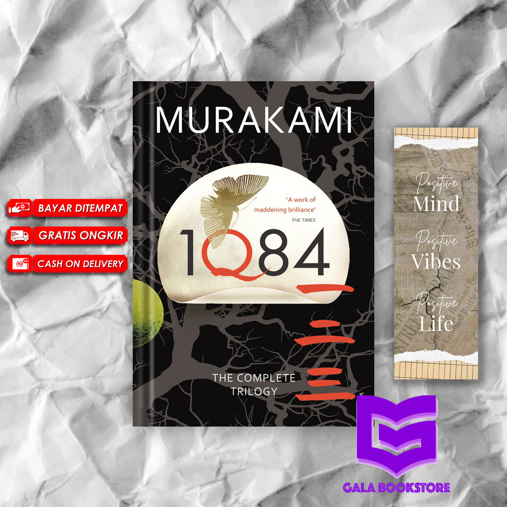 1Q84 เล่ม 1 & 2 By haruki murakami (เวอร์ชันภาษาอังกฤษ)