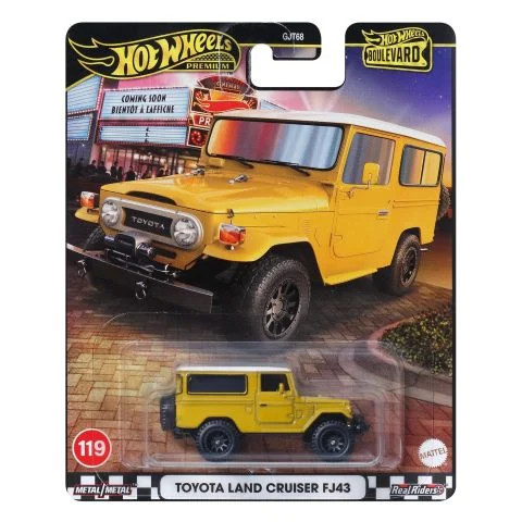 JBL25 Hot Wheels Boulevard Toyota Land Cruiser FJ43 โมเดลรถของเล่น