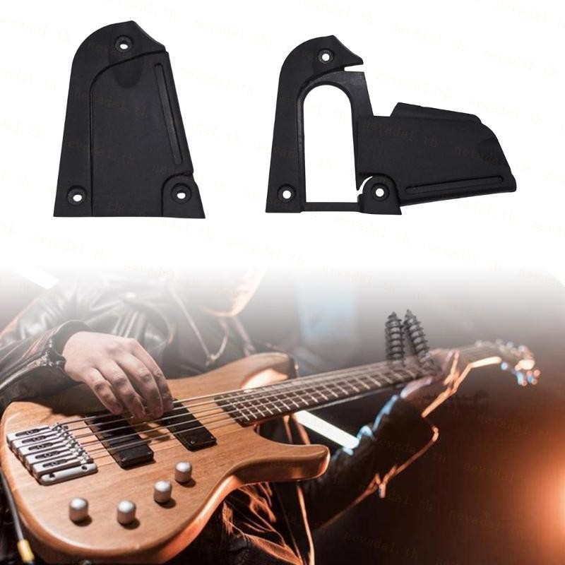 ʚɞ Ne ʚɞ Guitar Truss Rod Cover Truss Rod Shape Case สําหรับกีตาร์ไฟฟ้า 2Ply Guitar Part
