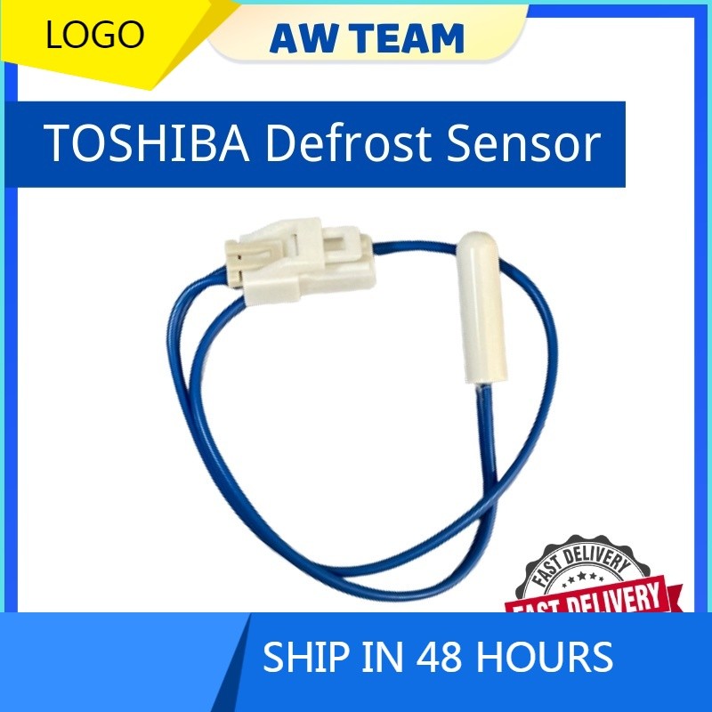 TOSHIBA เซนเซอร์ละลายน้ําแข็ง ตู้เย็น ตู้เย็น Peti Ais เซ็นเซอร์ตู้เย็น Toshiba