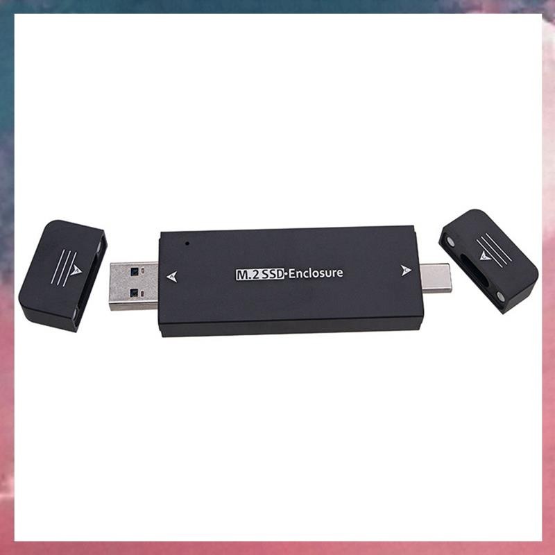 M.2 SSD-Enclosure USB 3.1 Type C Hard Disk Enclosure ฮาร์ดไดรฟ์ภายนอกสําหรับ 2230 2242 สําหรับ/Linux