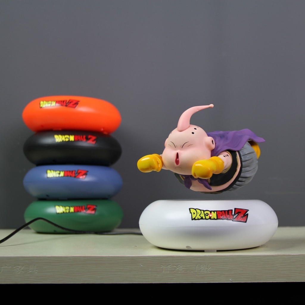 ฟิกเกอร์แม่เหล็กลอยตัว Dragon Ball Majin Buu ตุ๊กตายางบินสนุก สินค้า Dragon Ball Z ของตกแต่งโต๊ะของขวัญสำหรับเพื่อน