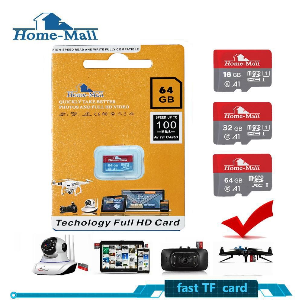 HOME-MALL การ์ดหน่วยความจำวิดีโอ 64GB Memory  Class10 MicroSDXC ของแท้