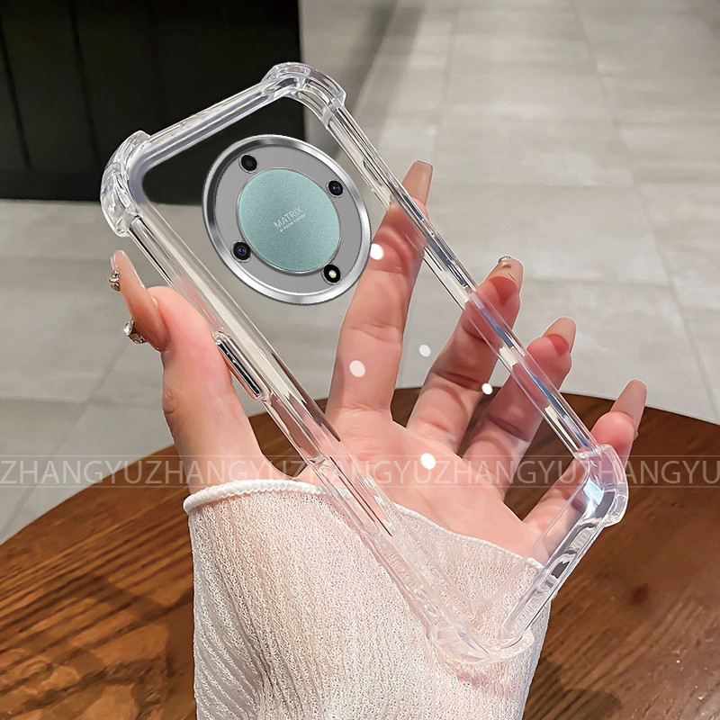 เคส Honor X9A X9B X9C SMART 5G สําหรับใหม่ซิลิโคนสี่มุมป้องกันการตก JXRY - รูปที่ 5