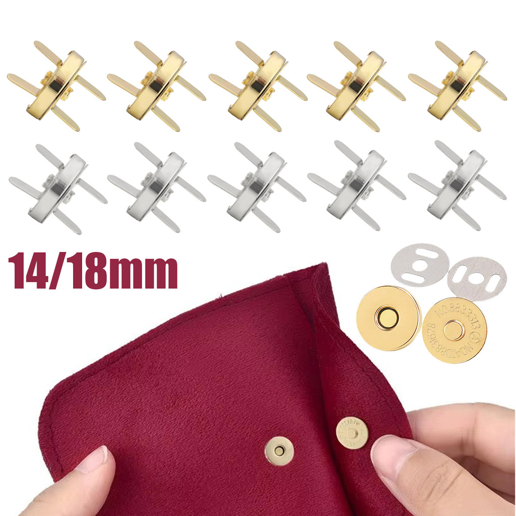 แนะนำ ผ้าม่าน 10ชิ้น กระดุมแม่แหล็กติดกระเป๋า 14MM 18MM กระดุมแม่เหล็ก ติดเสื้อ ผ้าม่าน อเนกประสงค์DIY ราคาพิเศษ มีเก็บเงินปลายทาง