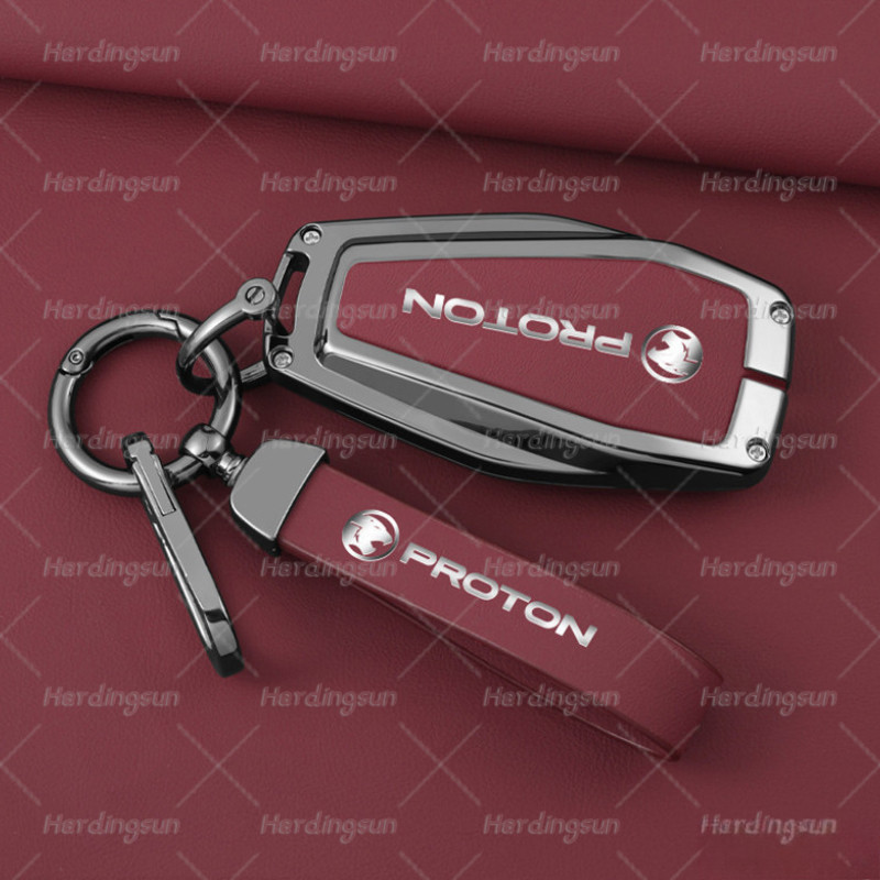 เคสกุญแจรถสําหรับ proton เคสกุญแจ proton x50 X70 X90 เคสกุญแจ proton พวงกุญแจโลหะผสมสังกะสีฝาครอบกุญ