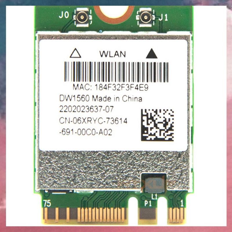 BCM94352Z DW1560 M.2 อะแดปเตอร์ Wifi การ์ดไร้สาย 1200Mbps 802.11Ac 2.4 Ghz/5G บลูทูธ 4.0 NGFF การ์ดส