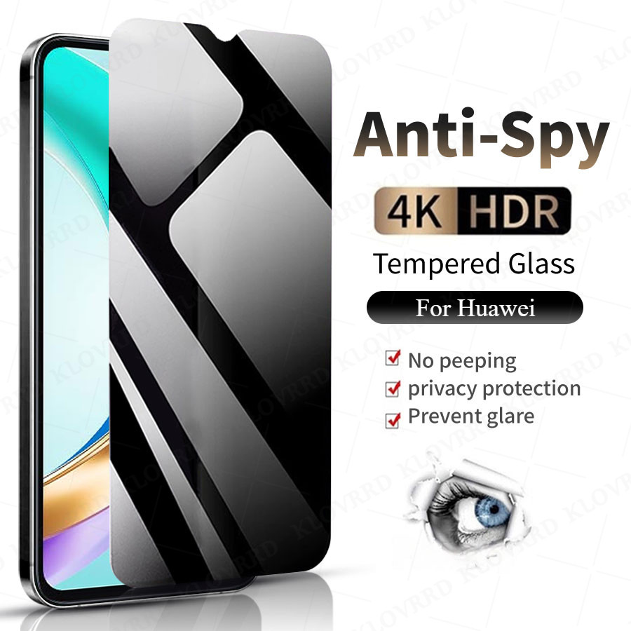 ฟิล์มกระจก เต็มจอ กันมองกันเสือก สำหรับ Huawei P20 Pro P30 Lite P40 P50 Pura 70 80 Ultra Nova 3i 5T 7i 7 SE 8i 9 10 SE 11 11i 12 12i 13 13i Y70 Y72 Y73 Y90 Y91 Y7A Y9A Y5P Y6P Y7P Y6s Y9s Y7 Pro Y9 Prime Honor 400 200 Pro 8X X5 X6B X6C X7C X8C X9C Smart