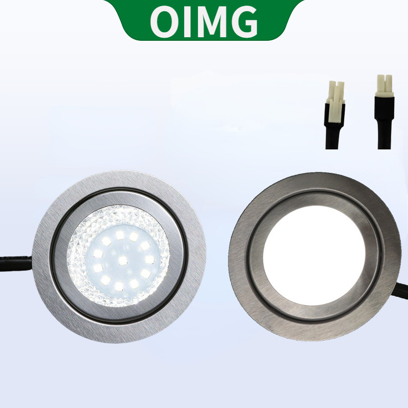 OIMG 1/2 ไฟ LED 12 ดวง แสงสีขาว วงกลม 12V ปลั๊ก EL-2P,