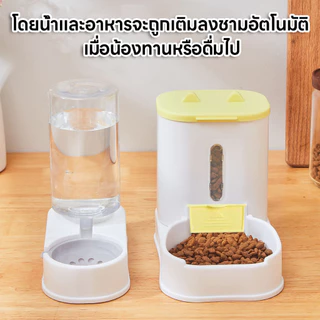 เครื่องให้น้ำ เครื่องให้อาหาร ที่ให้น้ำอัตโนมัติ ที่ให้อาหารอัตโนมัติ ที่ให้อาหารแมว ที่ให้อาหารหมา