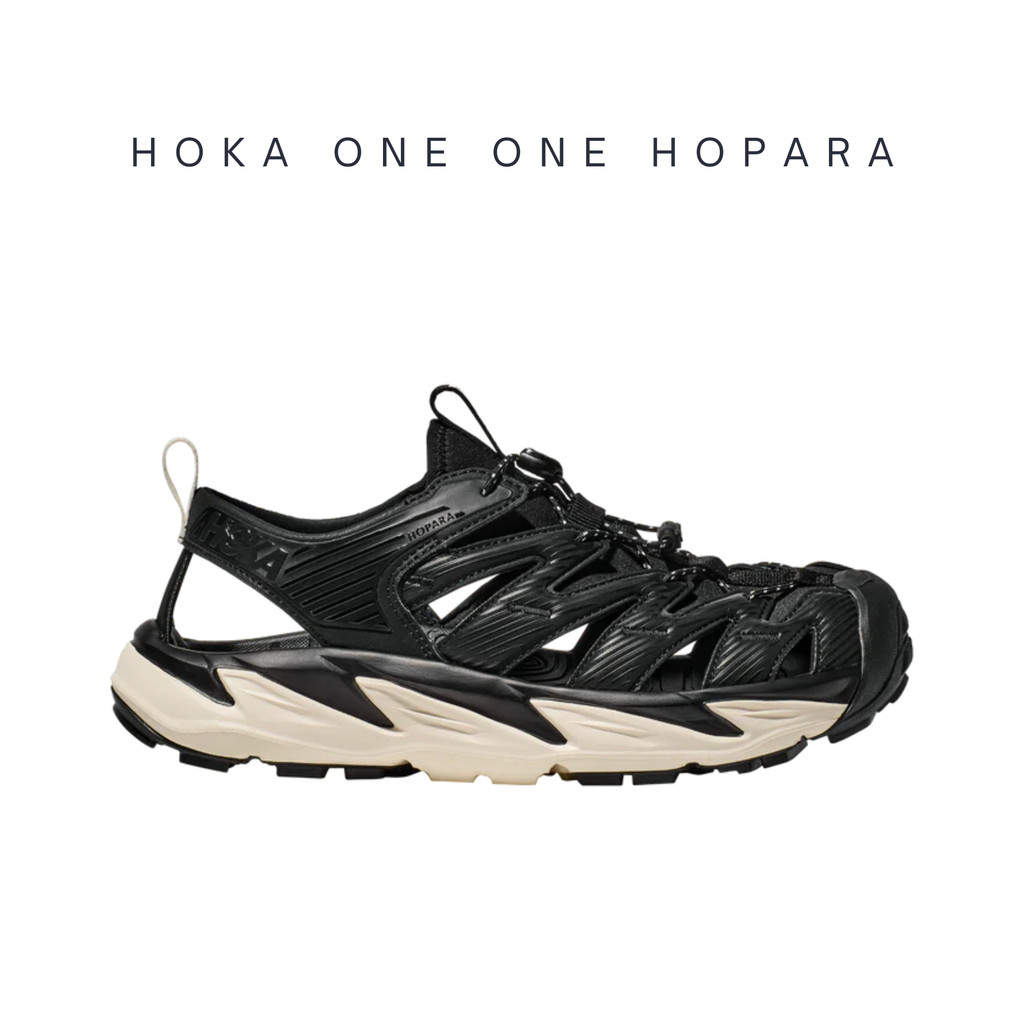 [พร้อมส่ง] HOKA ONE ONE HOPARA Mens Black/Alabaster Retail 1123112 BKLB
