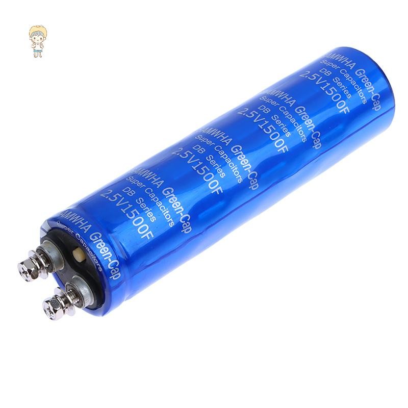ARS 1PCS 2.5V1500F Super Farad Capacitor ความจุขนาดใหญ่ใช้โมดูลวงจรเรียงกระแสยานยนต์ TH