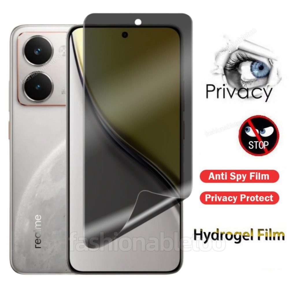 สําหรับRealme P3 Ultra 5G 2025 Anti-spy Hydrogelฟิล์มสําหรับRealme P3 Ultra P3Ultra P 3 RealmeP3 Ult