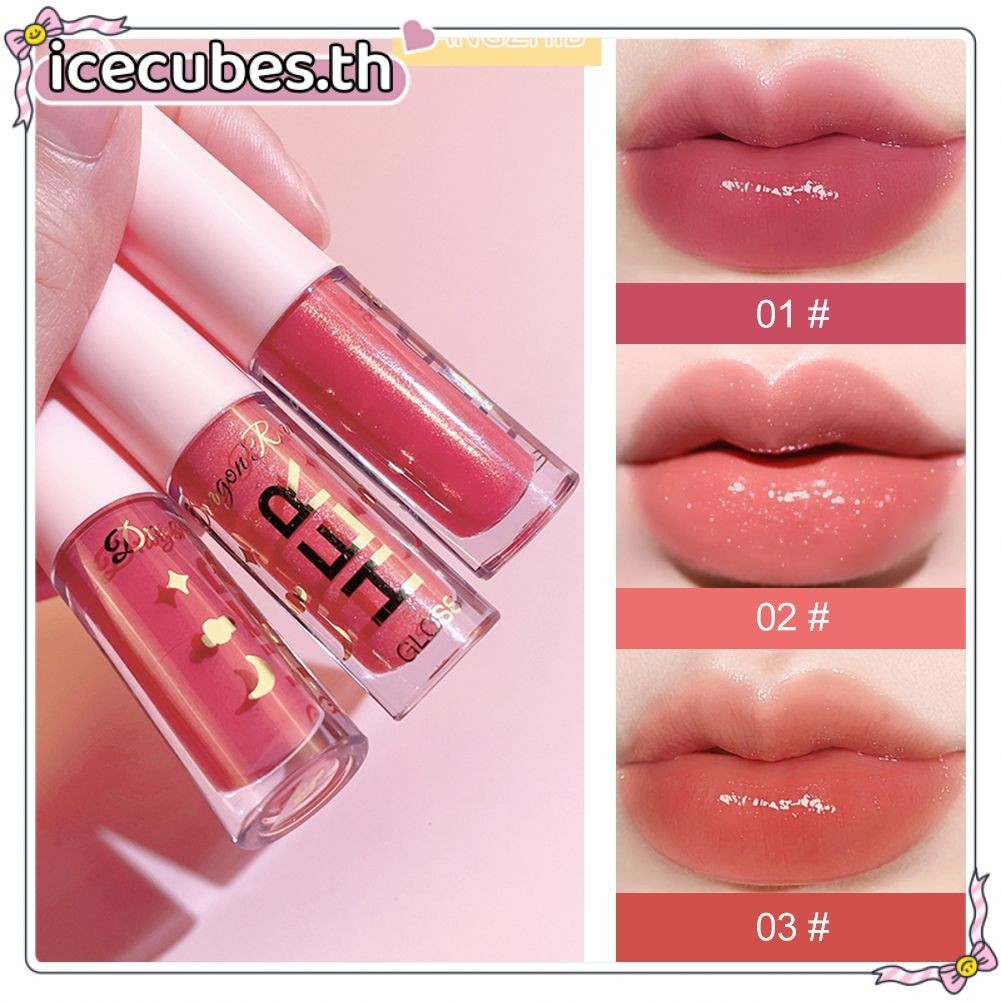 JIANGZHIB StockWaterproof Water Mirro Liquid ลิปสติก Cheek & Lip Tint Sweatproof แต่งหน้าติดทนนาน Li