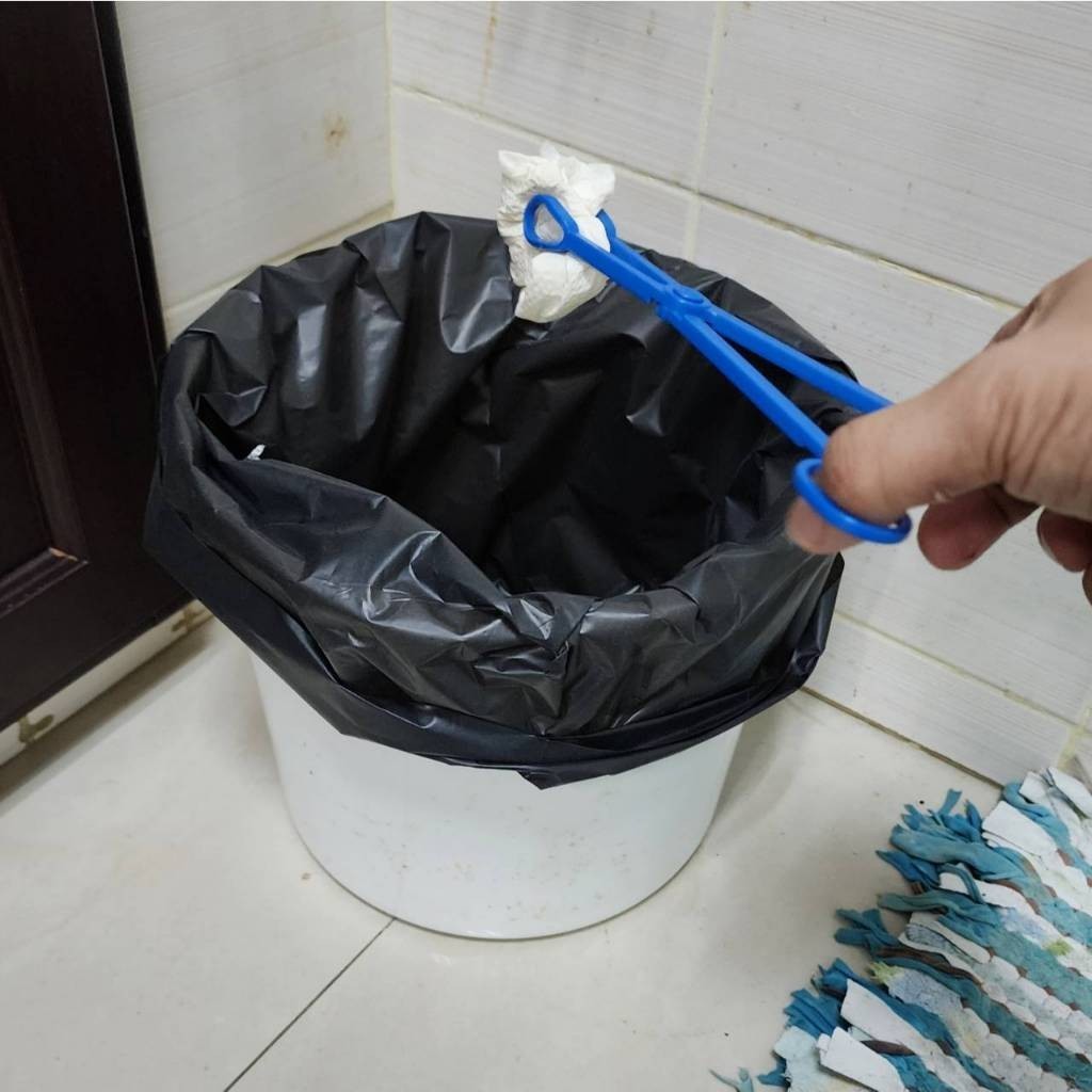 LEOMAX คีมหนีบสำลี Forcep Plastic Round-End คีมหนีบปากกลม คีมจับพลาสติก อเนกประสงค์ปลายกลม มีจุดล็อค