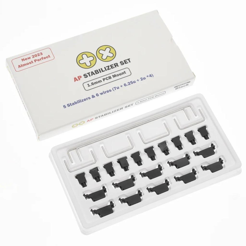 TX AP / เกือบสมบูรณ์แบบ Clip-In PCB Mount Stabilizer คีย์บอร์ดแบบกลไก Stabs