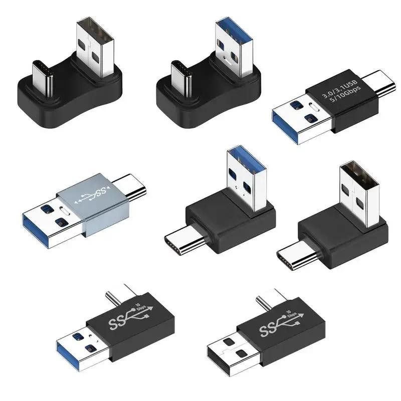 อะแดปเตอร์ USB C ชาย OTG TypeC ถึงพกพาสะดวกขนาดมินิพร้อมอุปกรณ์เสริมเปลือกอลูมิเนียมสําหรับการซิงโครไนซ์ข้อมูลแล็ปท็อปดิสก์ U
