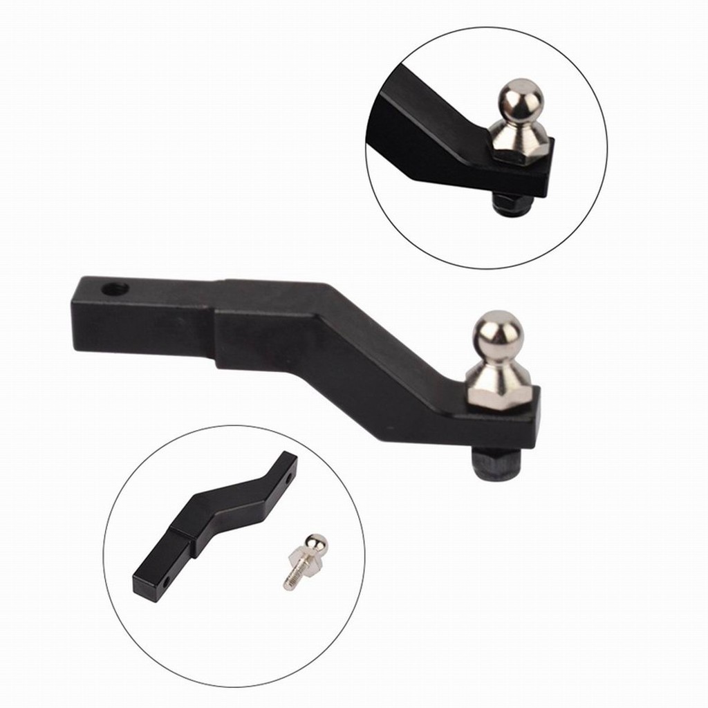 CNC Trailer Drop Hitch Receiver Tow Hook สําหรับ 1/10 RC Crawler TRAXXAS Trx-4 Trx 4