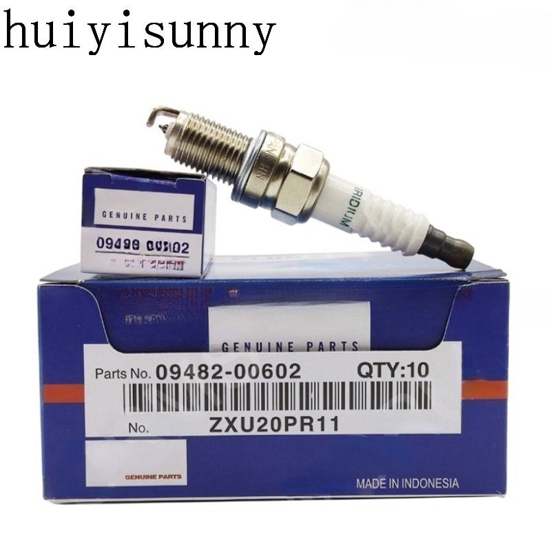 HYS 4 ชิ้น 09482-00602 ZXU20PR11 หัวเทียนอิริเดียมสําหรับ Suzuki Celerio Alto Splash Hatchback Swift