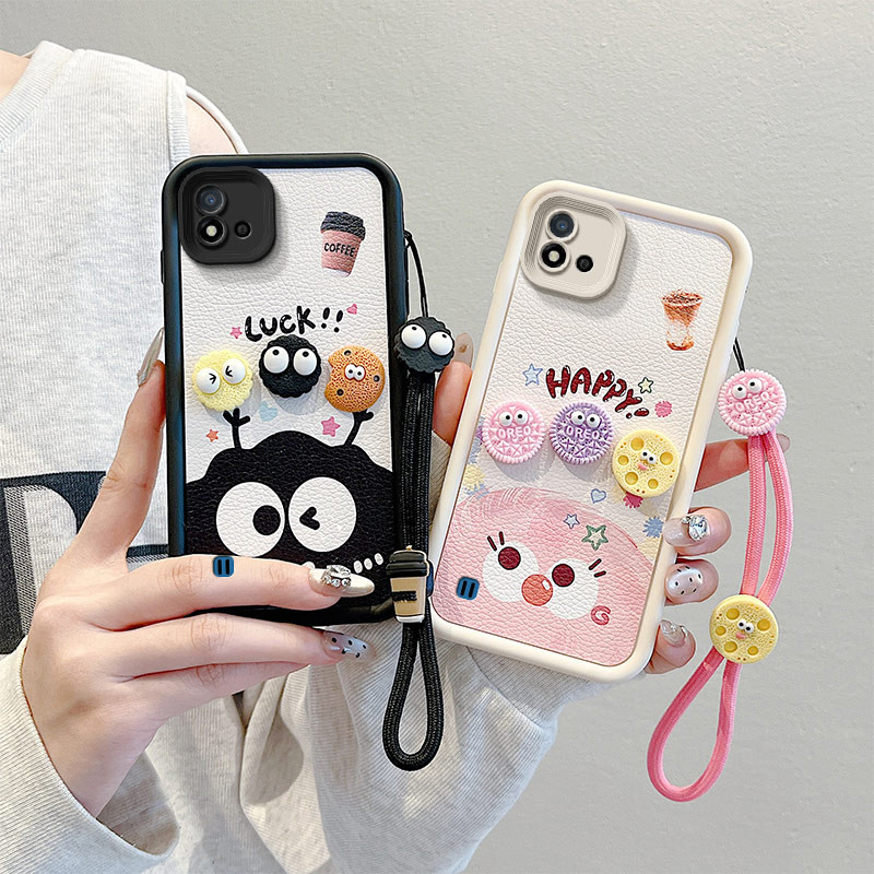 เคส   realme c11 2021 เคส realme c20 เคสโทรศัพท์ลายหนังแฮนด์เมดสําหรับเคส realme c11 2021 เคส realme