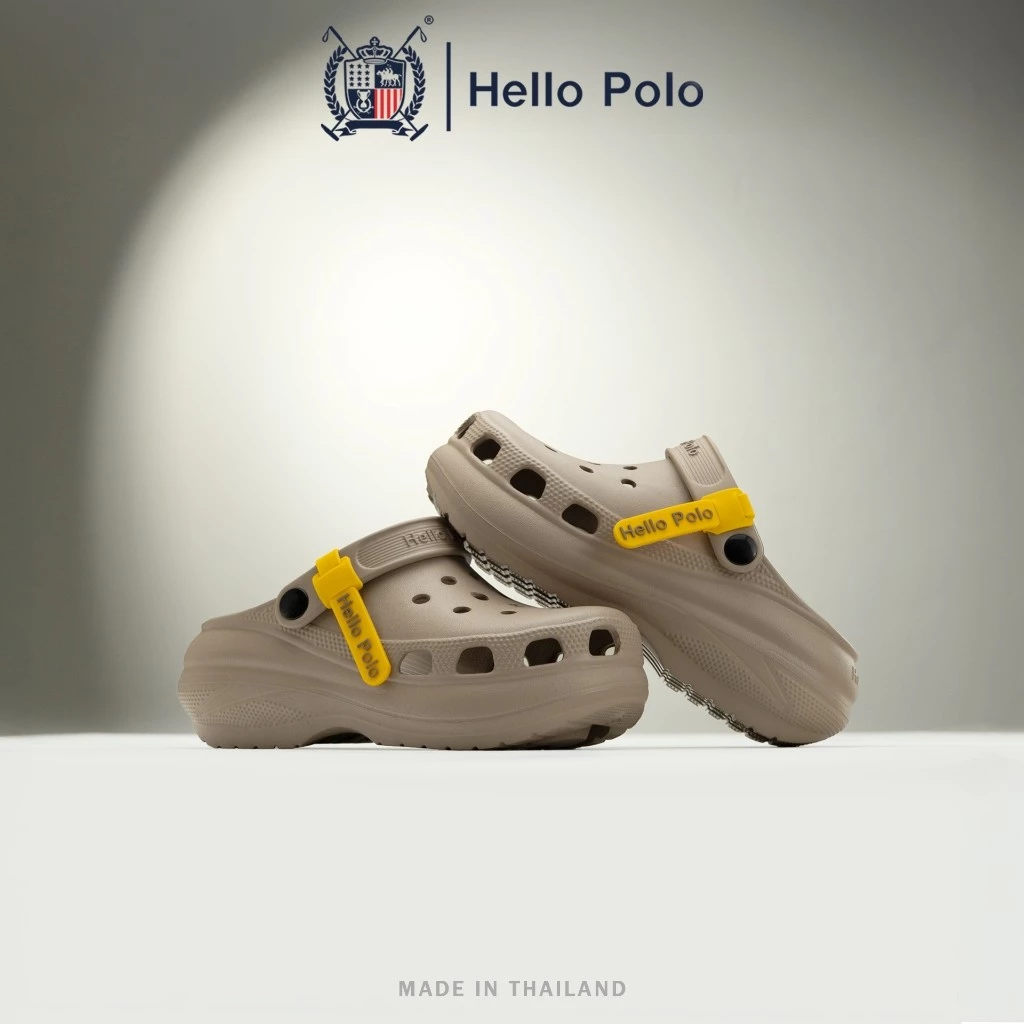 Hello Polo รองเท้าหัวโต รุ่น HP8052 พื้นหนา 6 CM ยาง EVA thumbnail 3