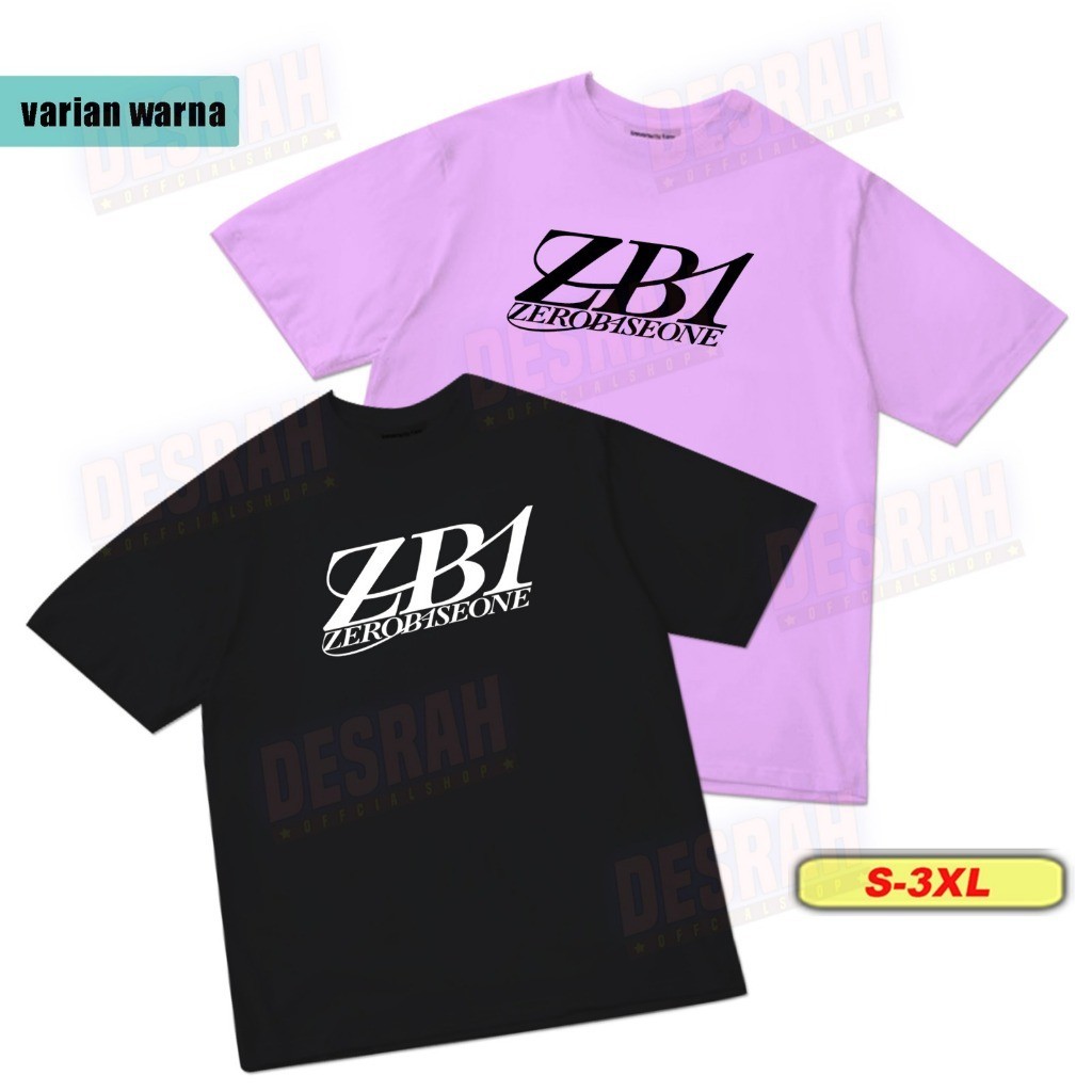 เสื้อยืดโลโก้ kpop ZEROBASEONE ZB1 เกาหลีขนาดใหญ่