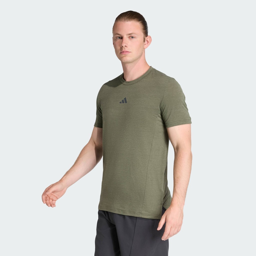 adidas Gym & Training & Weightlifting Designed for Training Workout Tee Men Green JX3288