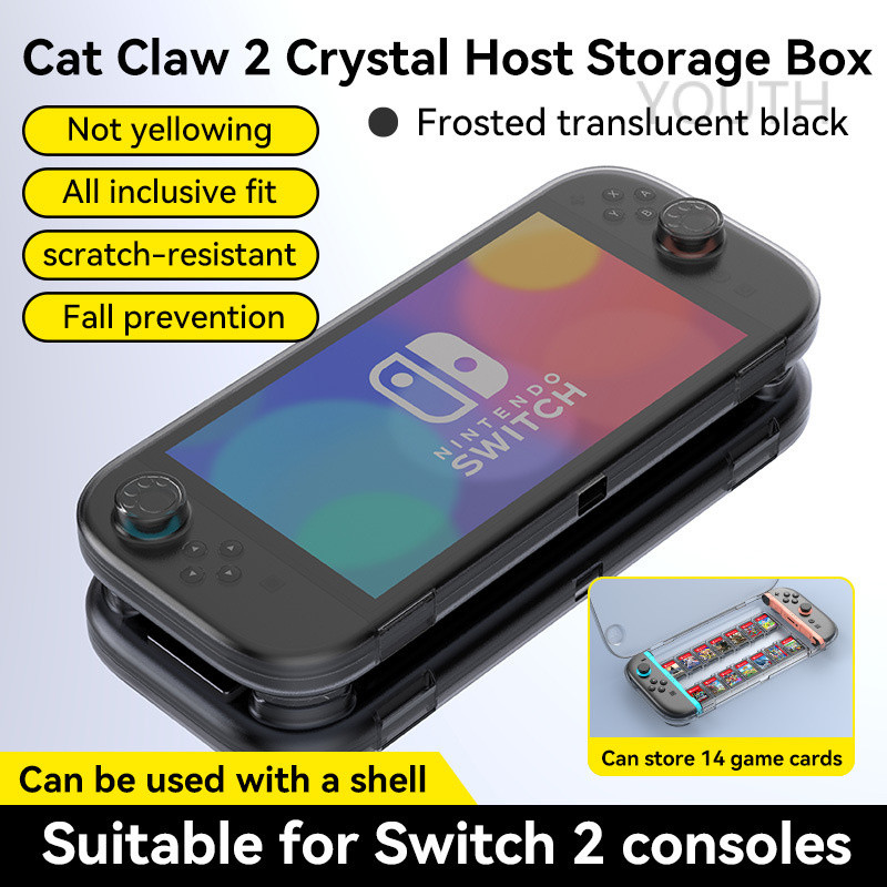 12·12สําหรับ นินเทนโด สวิตช์ 2 กล่องเก็บคอนโซล, กล่องแข็งเก็บของโปร่งใสคุณภาพสูง, อุปกรณ์เสริมเคสป้องกัน NS สวิตช์ 2 - รูปที่ 5