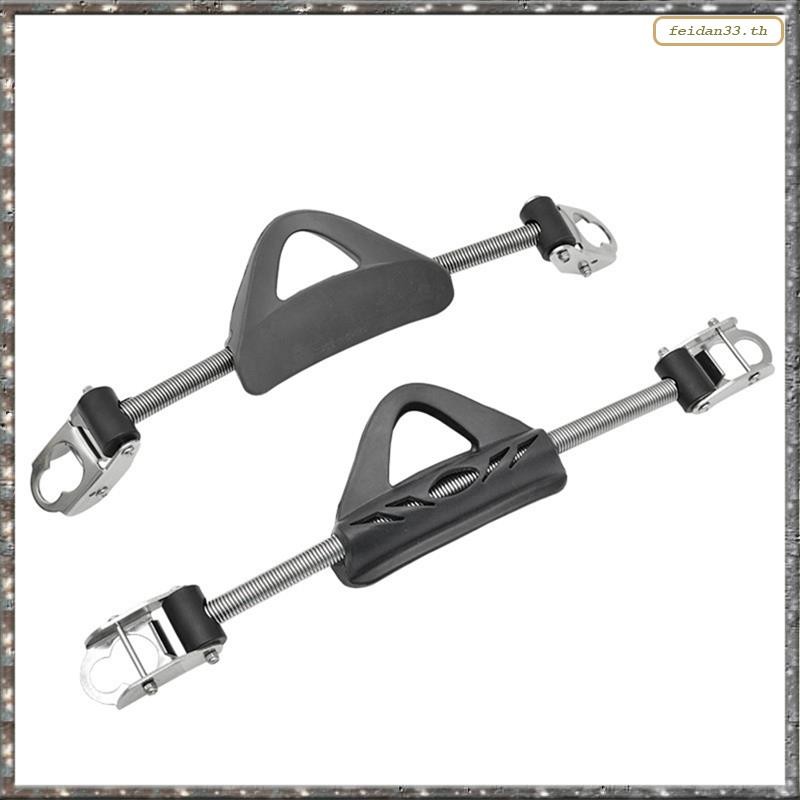 [LHY] 2 ชิ้นดําน้ําลึกสแตนเลสสายรัดครีบสําหรับมาตรฐาน Fins Diver Heel Straps Gear