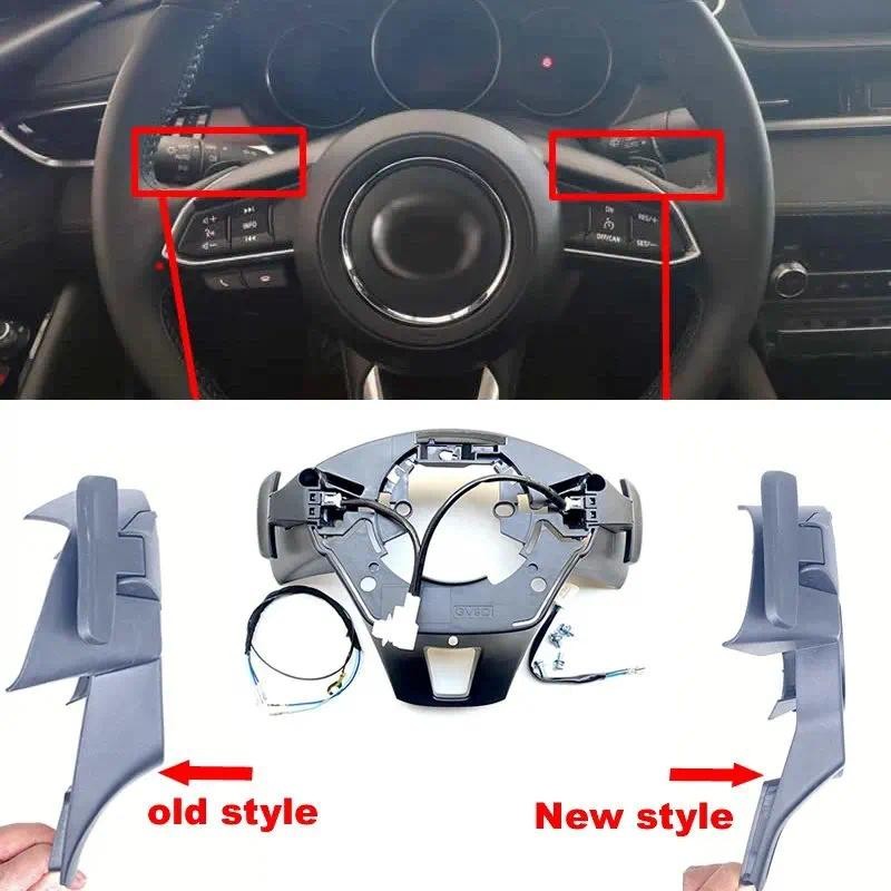 พวงมาลัยรถ shift Paddle สําหรับ Mazda 2 Axela Atenza CX4 CX5 พวงมาลัยรถ Paddle BHT1-66-3P0 GV9D32049