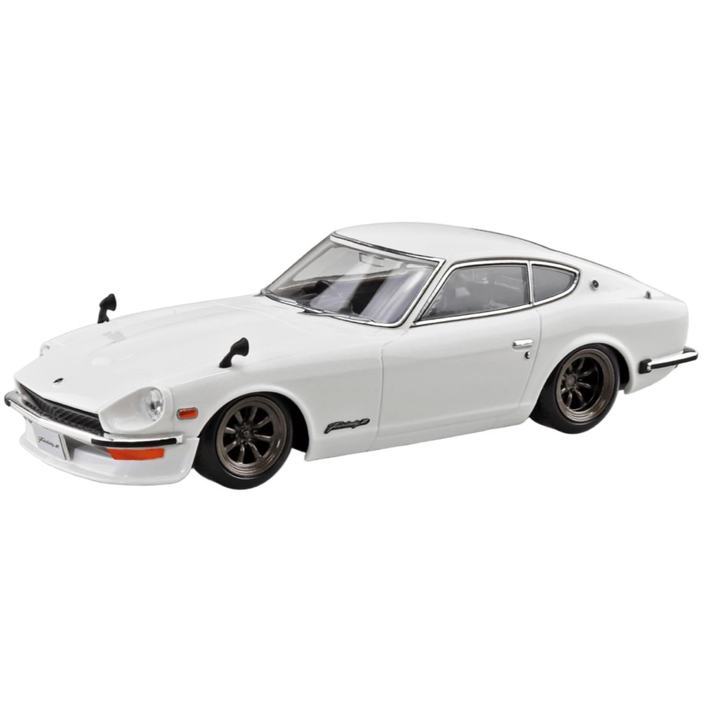 AOSHIMA 1/32 Rakupla Snap Kit No.15CU-WH Nissan S30 Fairlady Z Custom White Colored Plastic Model (A