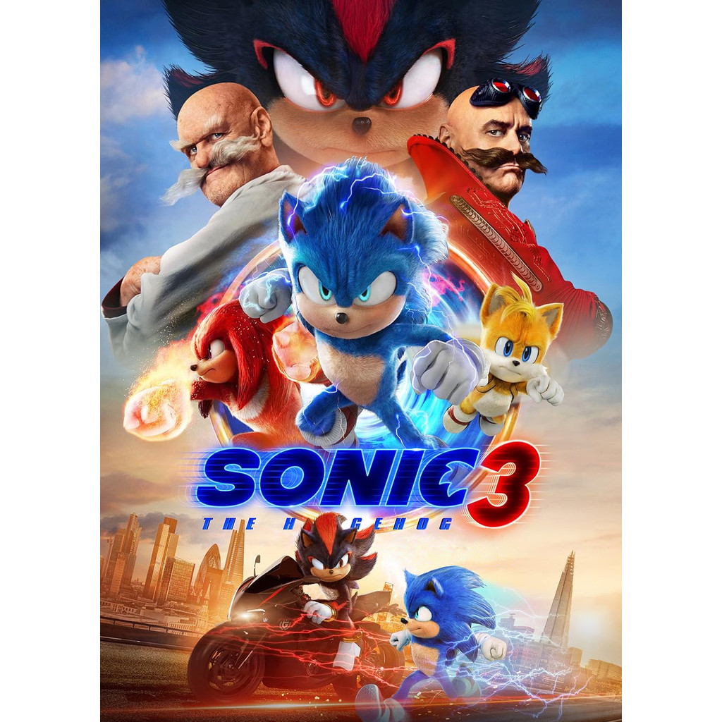 Sonic the Hedgehog 3 โซนิค เดอะ เฮดจ์ฮ็อก 3 (2024) DVD หนังใหม่ ภาพ90% พากย์ไทยโรง