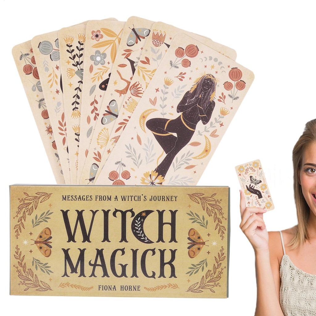 Witch Magick Oracle Magic Oracle Card ตารางการ์ดเกม noath