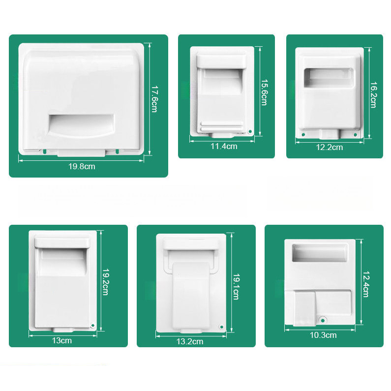 ฝาครอบสายไฟสำหรับเครื่องปรับอากาศ Haier ขนาด 1-3 HP ฝาครอบพลาสติกป้องกันแผ่นกล่องรวมสัญญาณ