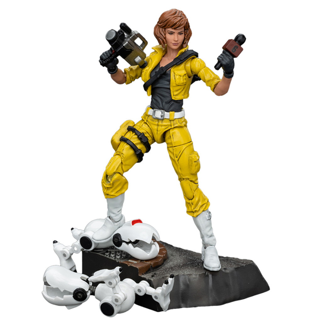 HiPlay JOYTOY TMNT-April แอ็คชั่นฟิกเกอร์ 1/18 สเกล