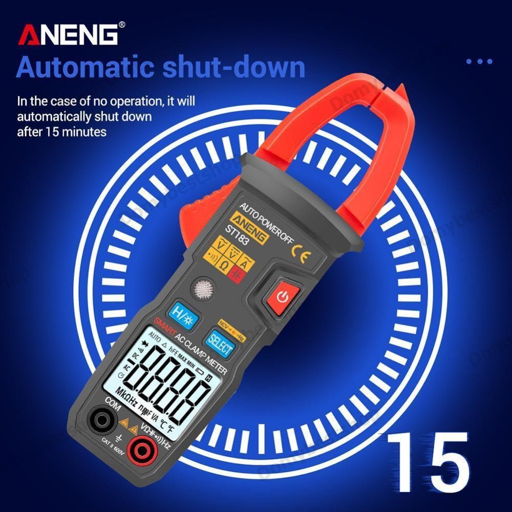 ANENG ST183 True RMS 6000 นับ LCD มัลติมิเตอร์แบบดิจิตอลช่วงอัตโนมัติ [Domybestshop.th]