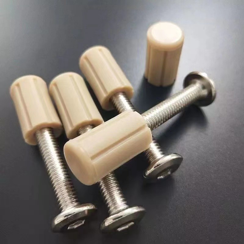 ชุดอุปกรณ์สกรูเตียงเด็กเฟอร์นิเจอร์ ชุดเต็ม อุปกรณ์เชื่อมต่อเตียงเด็ก แผ่นกั้นเตียงขนาดใหญ่ สกรูเตียงเปลที่เข้ากันได้ สากล YWZB