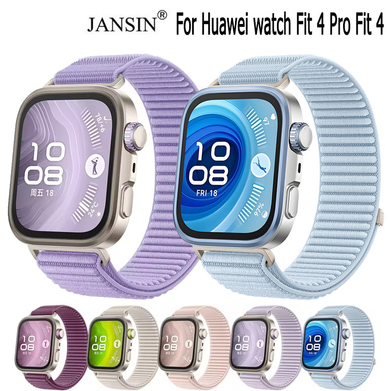 ไนลอนสายรัด สําหรับ Huawei Watch Fit 4 Pro กีฬา Smartwatch สายรัดข้อมือ สําหรับ Huawei Watch Fit 4 สร้อยข้อมือสายนาฬิกา