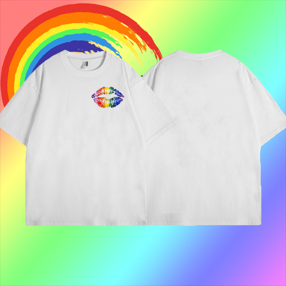 ใหม่ Bangkok Pride Rainbow T-Shirt - LGBT Gay Lesbian Tee
