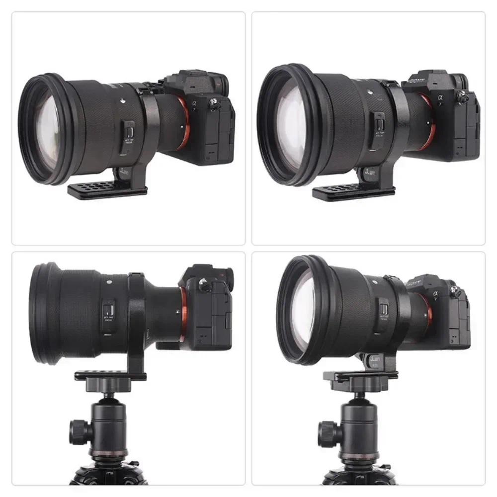 สําหรับ JL-23 82 มม.ขาตั้งกล้องแหวน 80 มม. Quick Release แผ่น 1/4 และ 3/8in รูเกลียวสําหรับ SIGMA 10