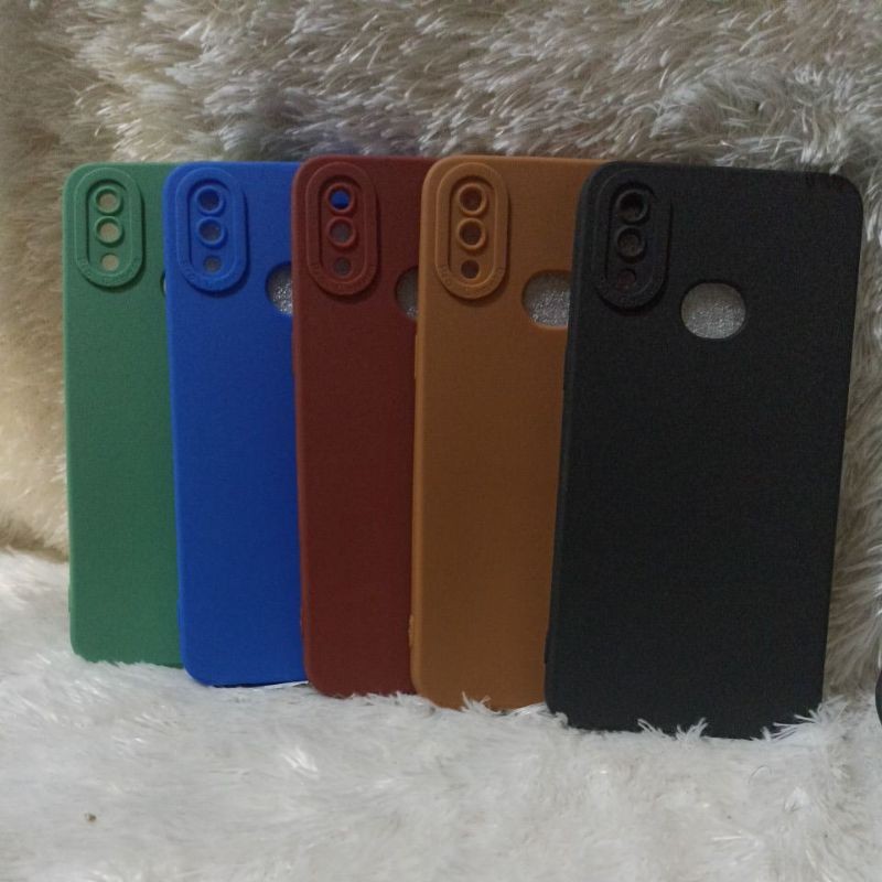 SAMSUNG A10S / M01S Softcase case pro กล้องมาการองวัสดุหนาบนภาพถ่ายตามมาสเตอร์ซอฟท์เคสโปรกล้อง Df St