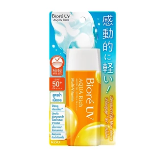 Biore บิโอเร ยูวี อะควา ริช วอเตอร์รี เจล มัลติ วิตามิน เอสพีเอฟ50+ พีเอ++++ 90 มล.