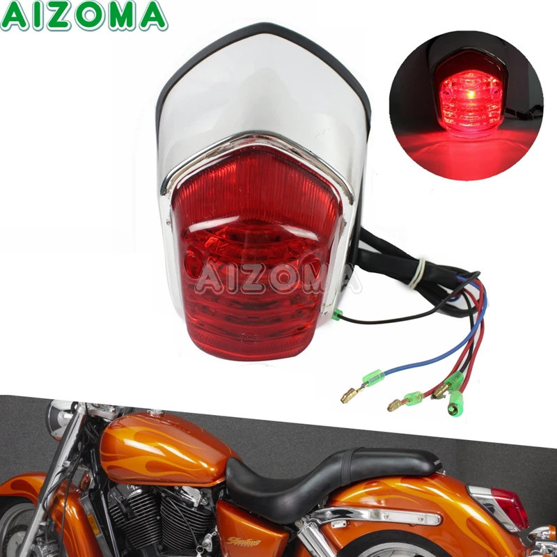 Motorcycle Brake Stop Tail Light for Yamaha Suzuki Kawasaki Vulcan 650 900 Honda Shadow Sabre 1100 V