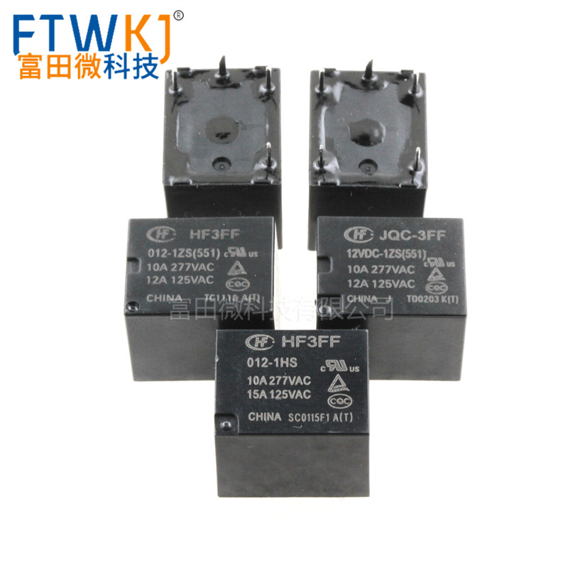 รีเลย์หงฟา JQC HF3FF-003 005 009 012 024-1HS 1ZS 1HST 1ZSTVDC