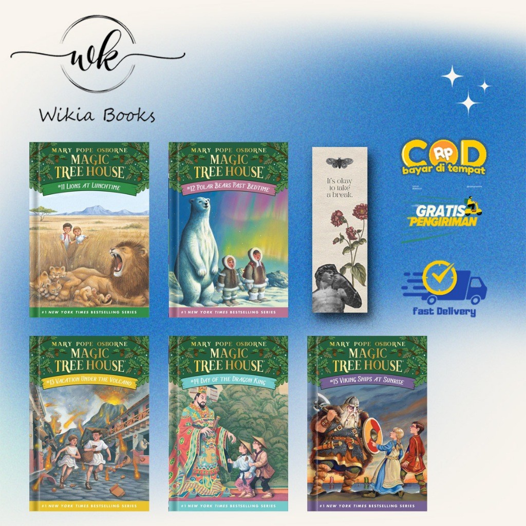 Magic Tree House (ซีรีส์ 39 เล่ม) By Mary Pope Osborne (เวอร์ชันภาษาอังกฤษ)