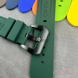 สายนาฬิกาข้อมือซิลิโคน 24 มม. แบบเปลี่ยน สําหรับ Panerai PAm441 111 312