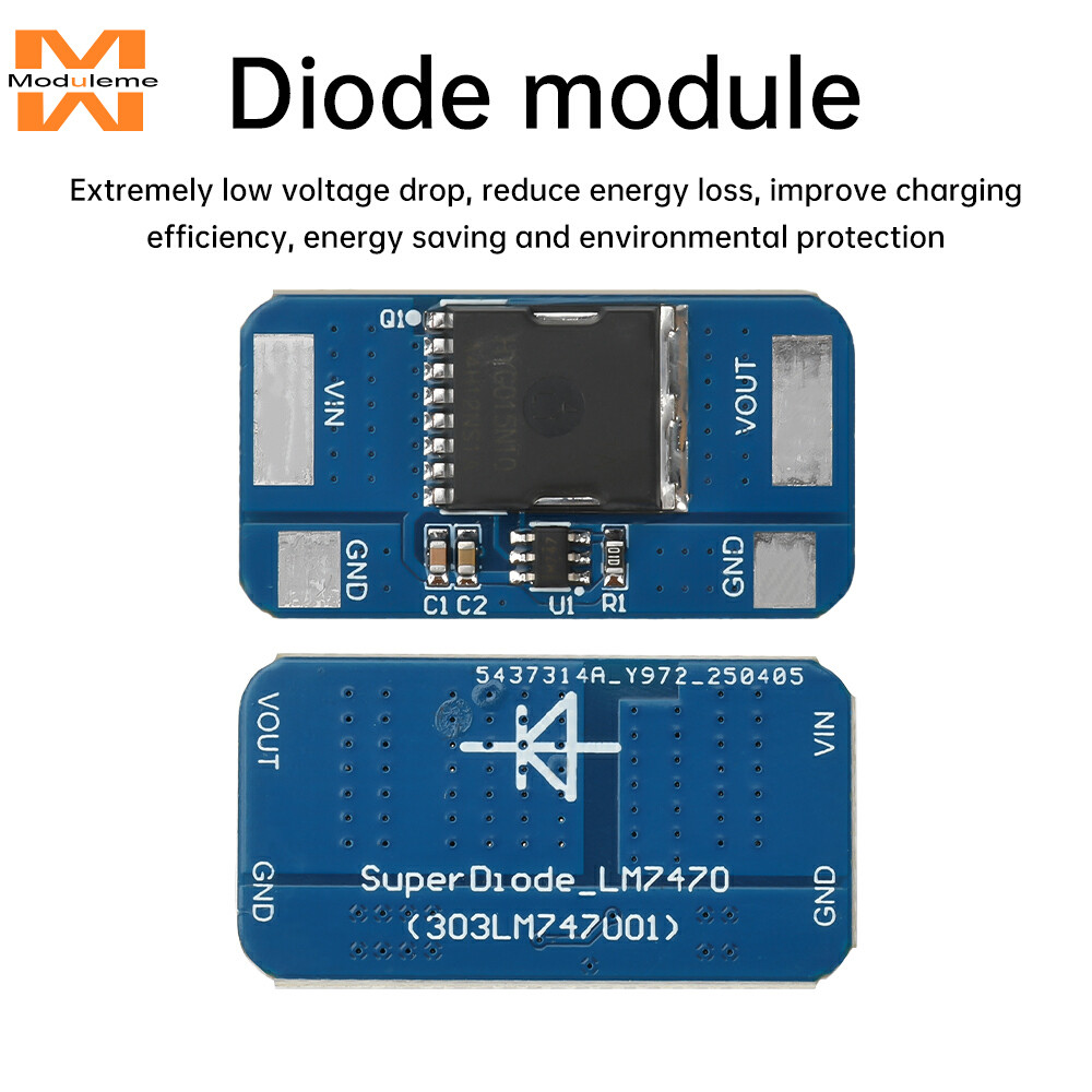 5-30V 10A Ideal Diode Module Anti-Backflow Ideal Diode Rectifier